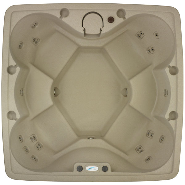 AquaRest Spas Elite 600 6Person Plug Spa and Play with 29 Stainless